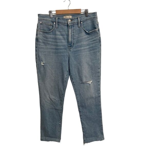 Madewell The Perfect Vintage Jeans Coffey Wash: Distressed Size 30 - Picture 1 of 8